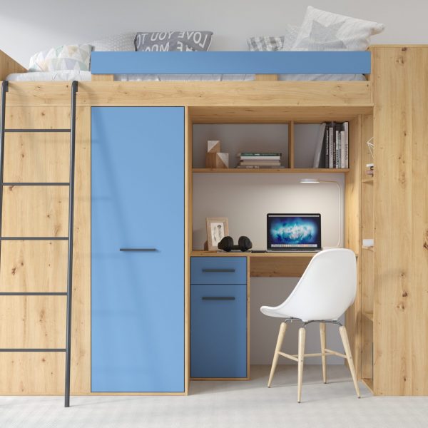 VERANA Artisan Oak Blue - LEFT