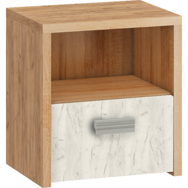 KITTY collection Bedside Table KIT12 Craft Gold / Craft White