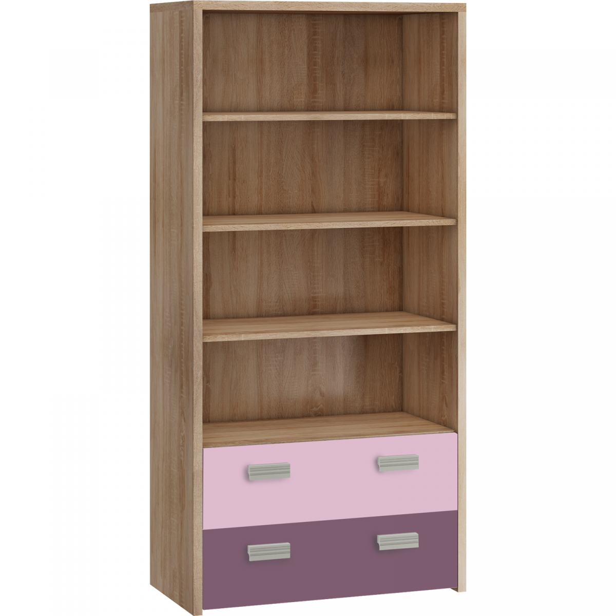 La collection KITTY Chêne Sonoma / Lavande/ Violet: Bibliothèque – KIT-11
