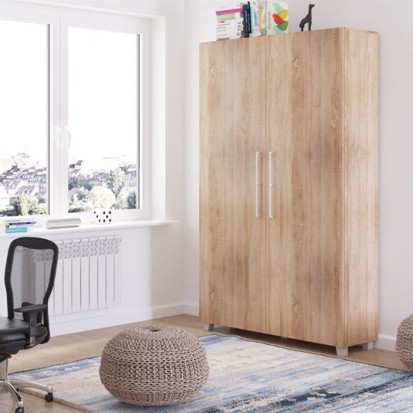 TEDDY 120 Murphy Vertical Bed - Sonoma Oak (2)