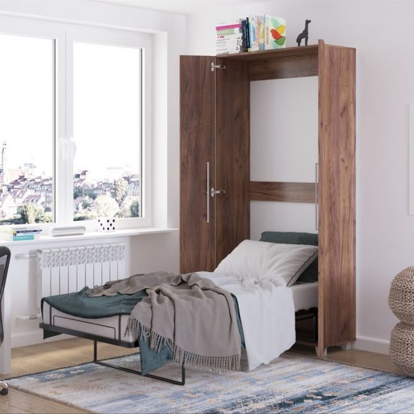 TEDDY 90 Murphy Vertical Bed - Craft Tobaco