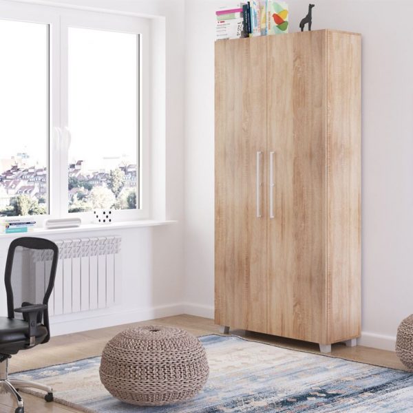 TEDDY 90 Murphy Vertical Bed - Sonoma Oak