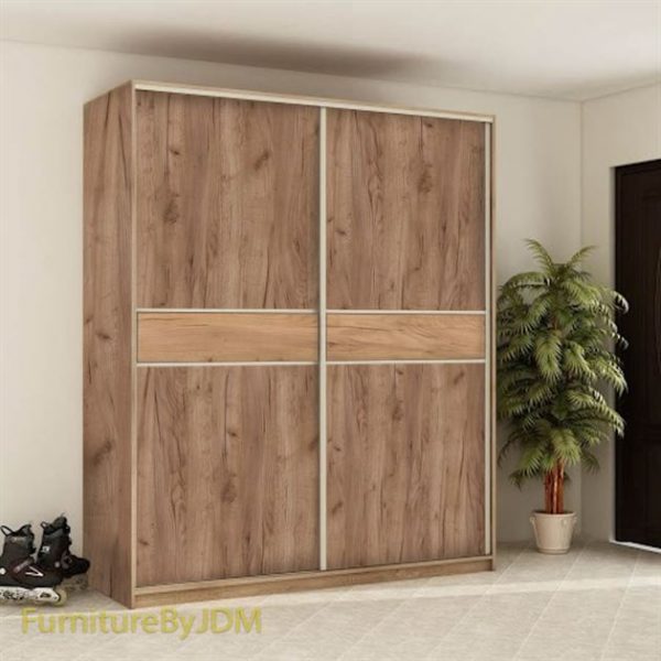 Wardrobe PUERTO 160A - Craft Tobaco Craft Gold