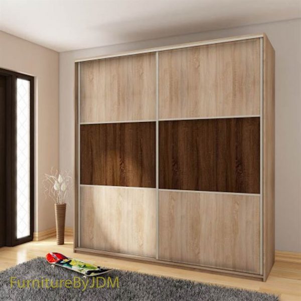 Wardrobe RICO 180A - Sonoma Oak Light Sonoma Oak Dark