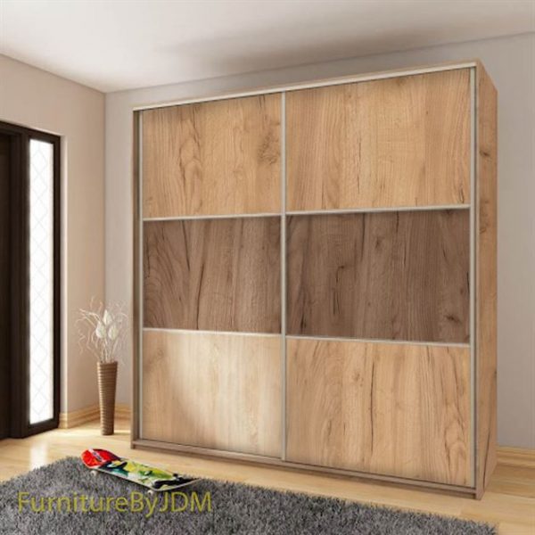 Armoire RICO 200A Craft Doré/ Craft Tobaco