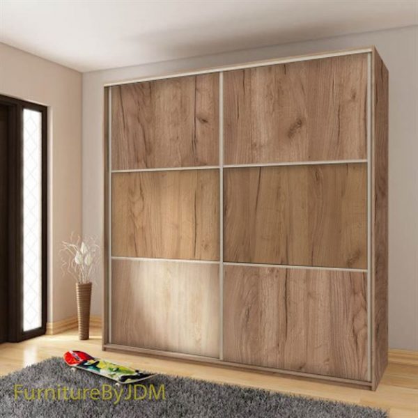 Armoire RICO 200A Craft Doré/ Craft Tobaco