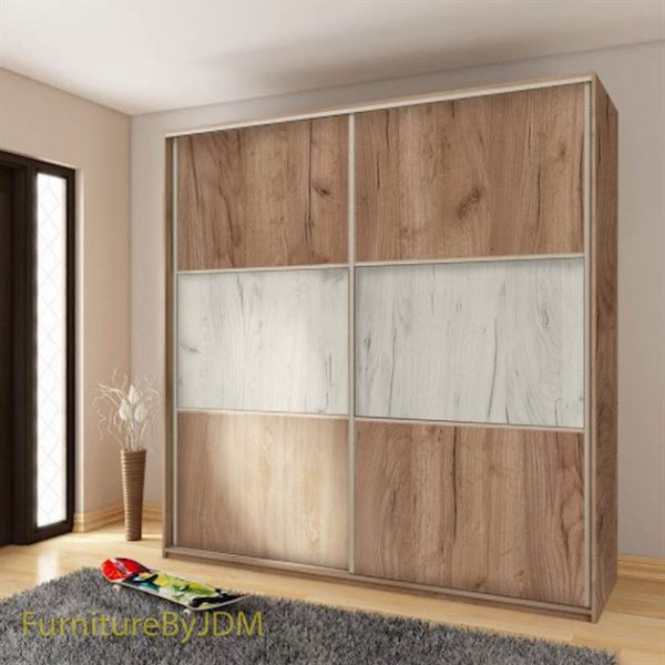 Wardrobe RICO 200A - Craft Tobaco Craft White