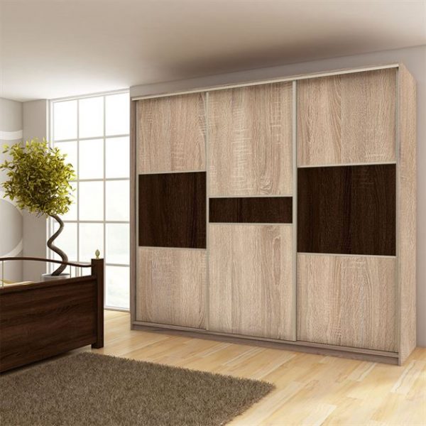 Wardrobe RICO 240C - Sonoma Oak Light Sonoma Oak Dark