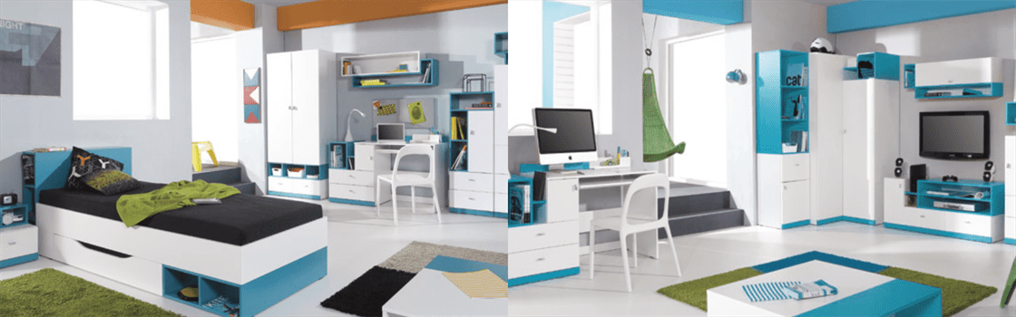 White Lux / Turquoise