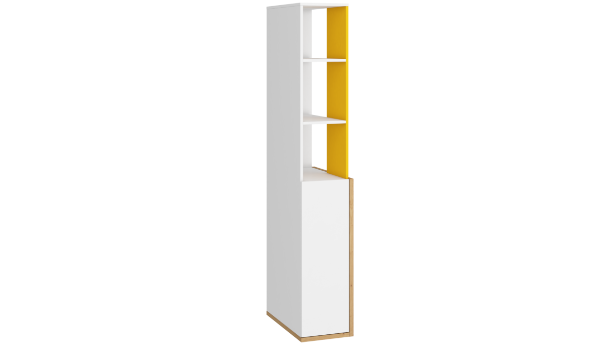 HEY Kollektion: Kleiderschrank-Erweiterung 33 - HEY-06 - Artisan/Weiß/Gelb
